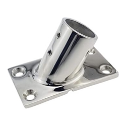 Sea-Dog Rectangular Rail Base Fittings - 60 Degree